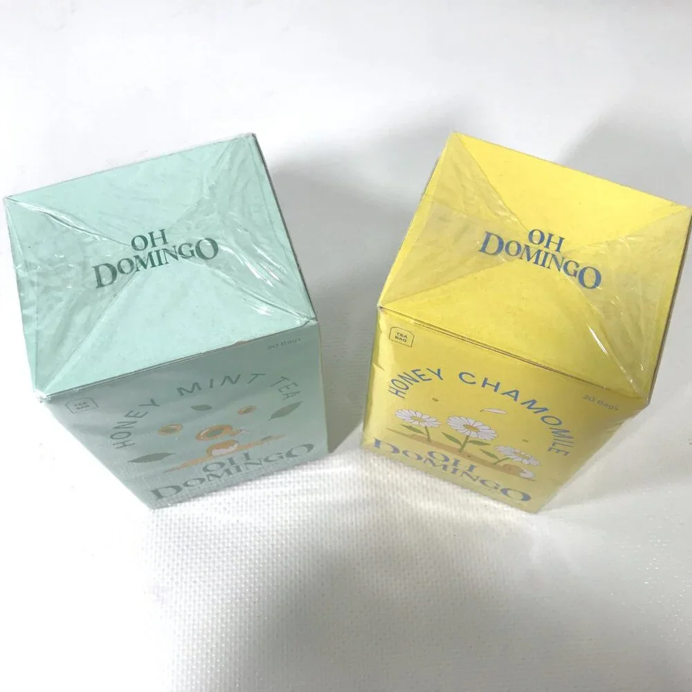 Oh Domingo Herbal Tea Honey Chamomile and Honey Mint 2 Boxes